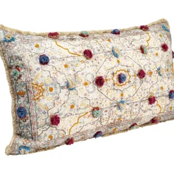 Coussin Desna Patchwork Creme Multi 60X35Cm