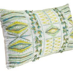 Coussin Desna Patchwork Vert 60X35Cm
