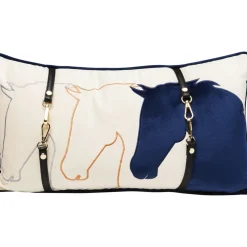 Coussin Horsefaces 28X50Cm