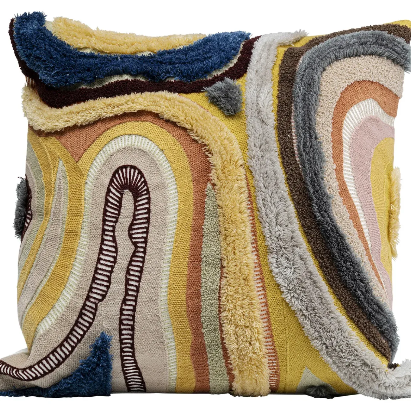 Coussin Lava Marron 45X45Cm