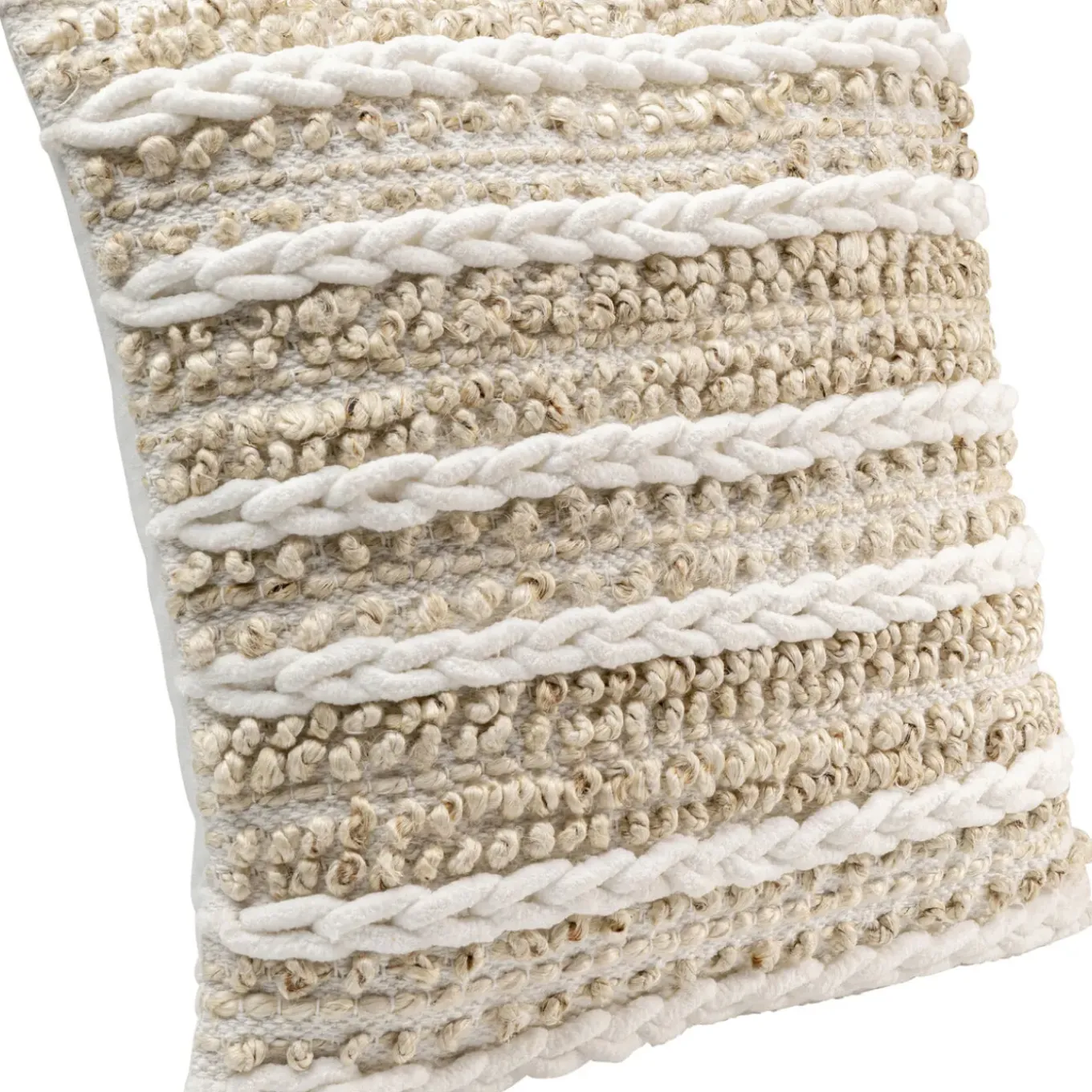 Coussin Loop Knit Beige 45X45Cm