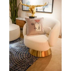 Coussin Mademoiselle 45X45Cm