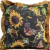 Coussin Sunflower Fringe 45X45Cm