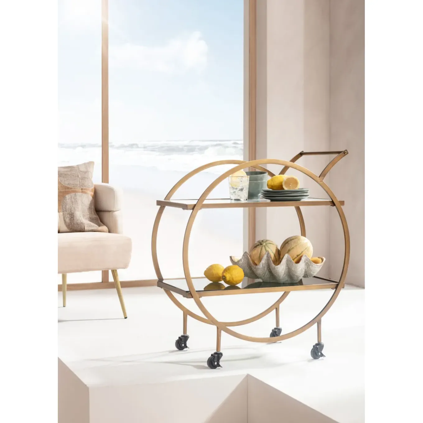 Desserte Loft Laiton