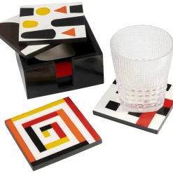 Dessous De Verre Artistic Multi (6/Set)