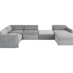 Ensemble De Canapés 2 Lucca Gris Droite 328Cm