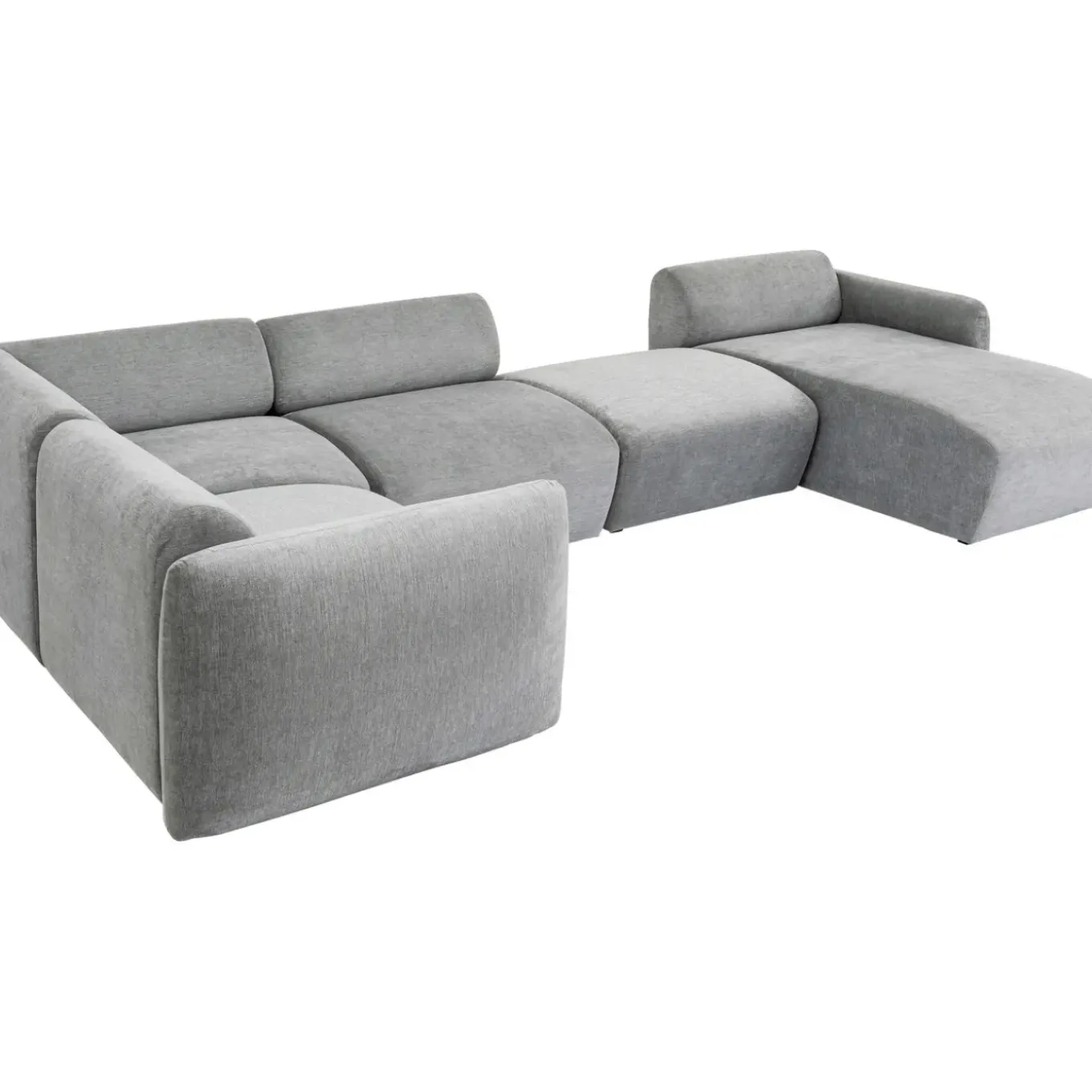 Ensemble De Canapés 2 Lucca Gris Droite 328Cm