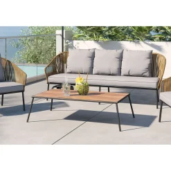 Ensemble De Sieges Elba Nature Cinque (4-Pcs)