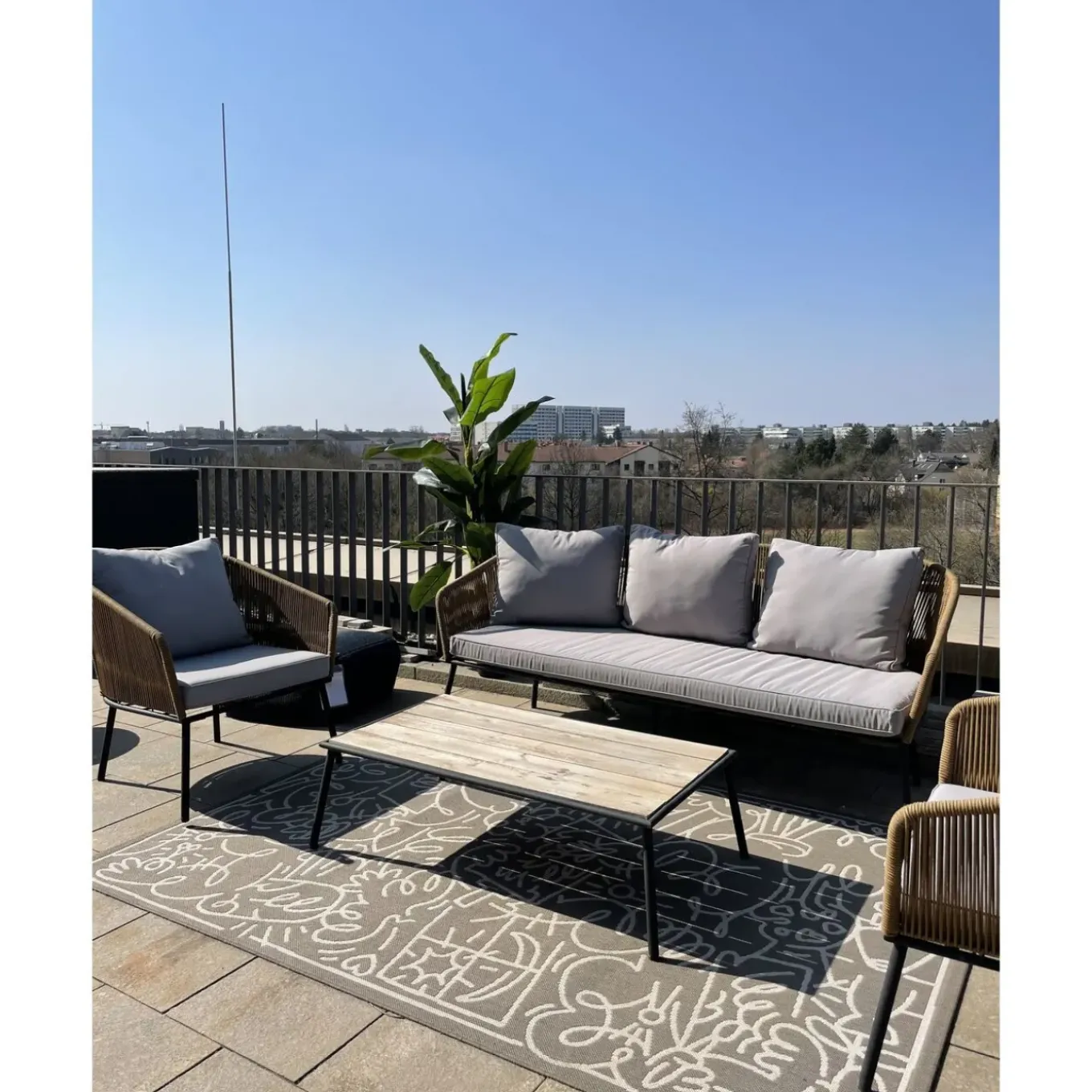 Ensemble De Sieges Elba Nature Cinque (4-Pcs)