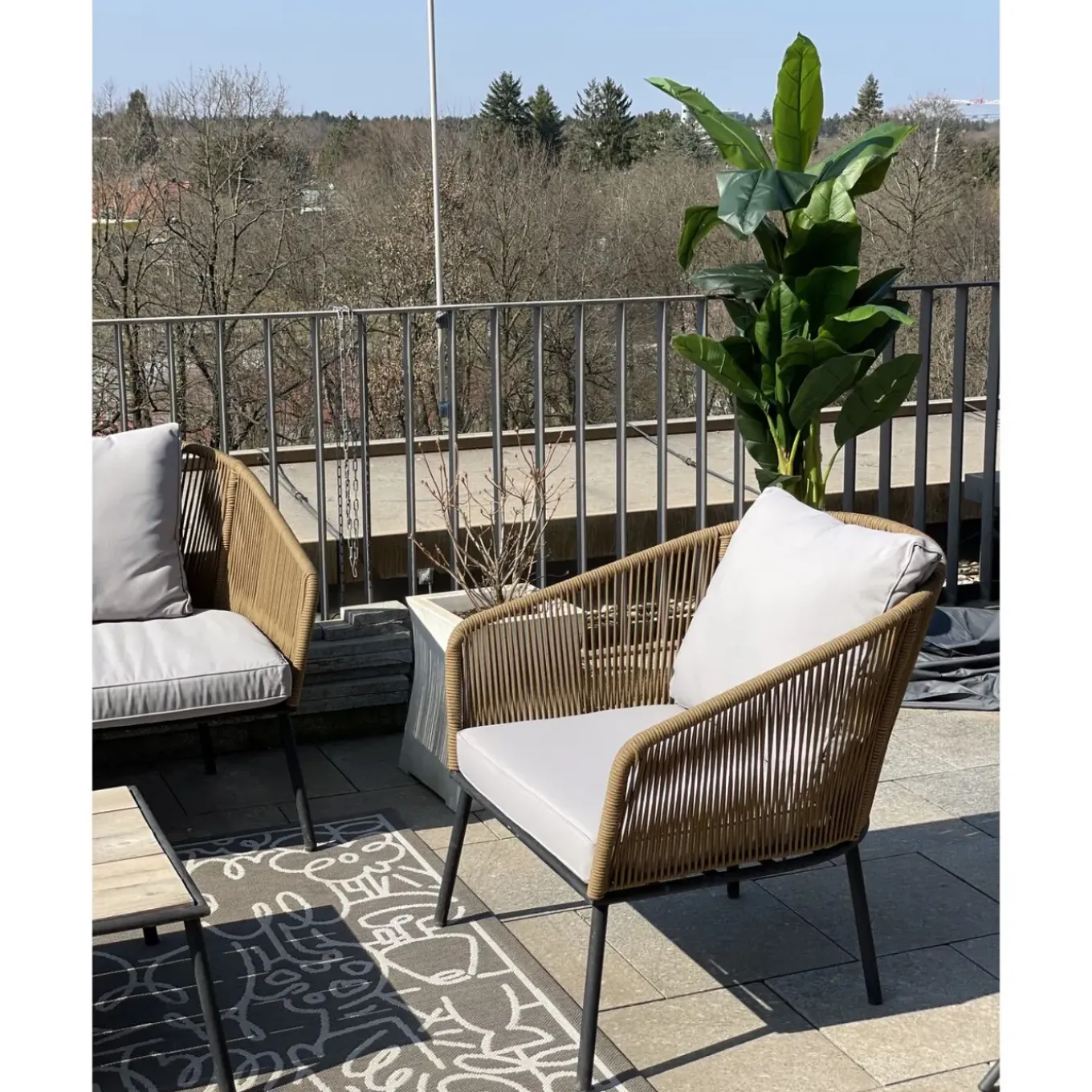 Ensemble De Sieges Elba Nature Cinque (4-Pcs)