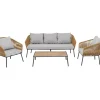 Ensemble De Sieges Elba Nature Cinque (4-Pcs)