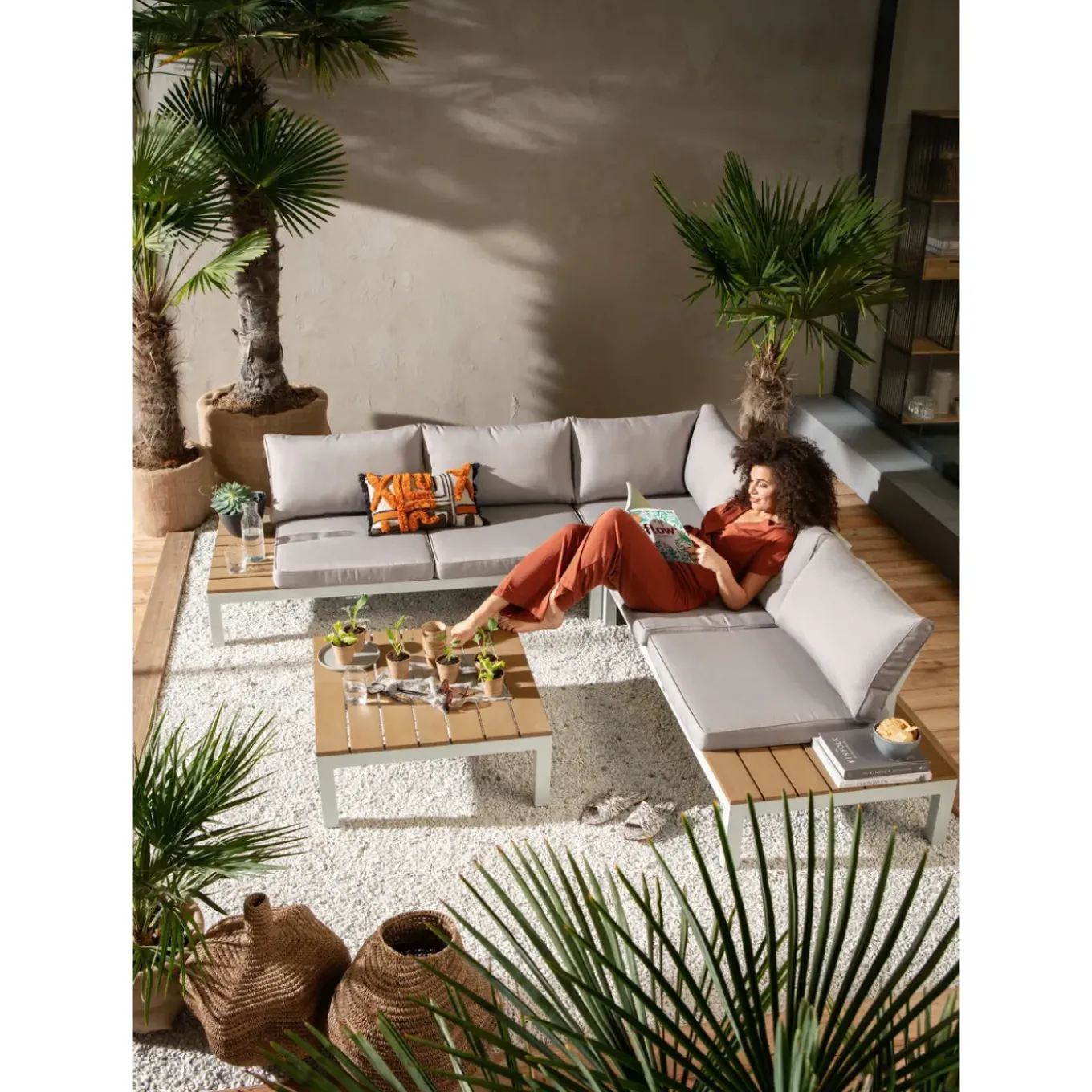 Ensemble De Sieges Holiday Blanc (4-Pcs)