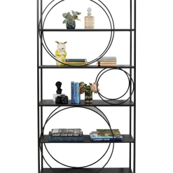 Etagere Circle Noir 100X200Cm