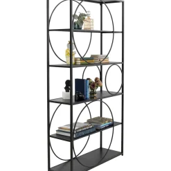 Etagere Circle Noir 100X200Cm