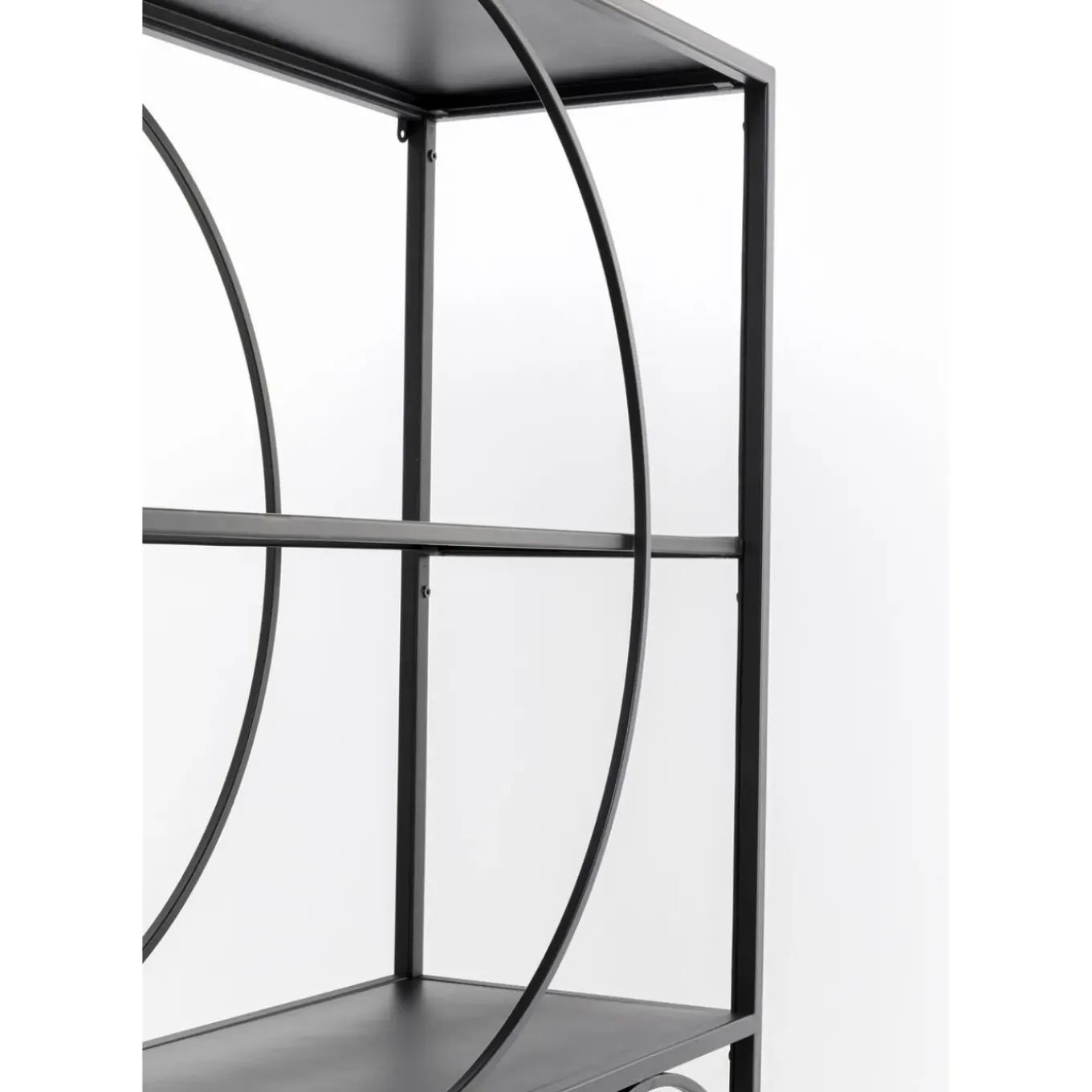 Etagere Circle Noir 100X200Cm