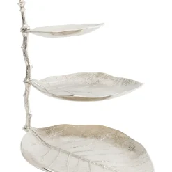 Etagere Décorative Leaf Argent 45Cm