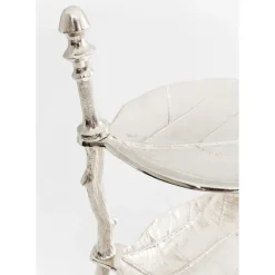 Etagere Décorative Leaf Argent 45Cm