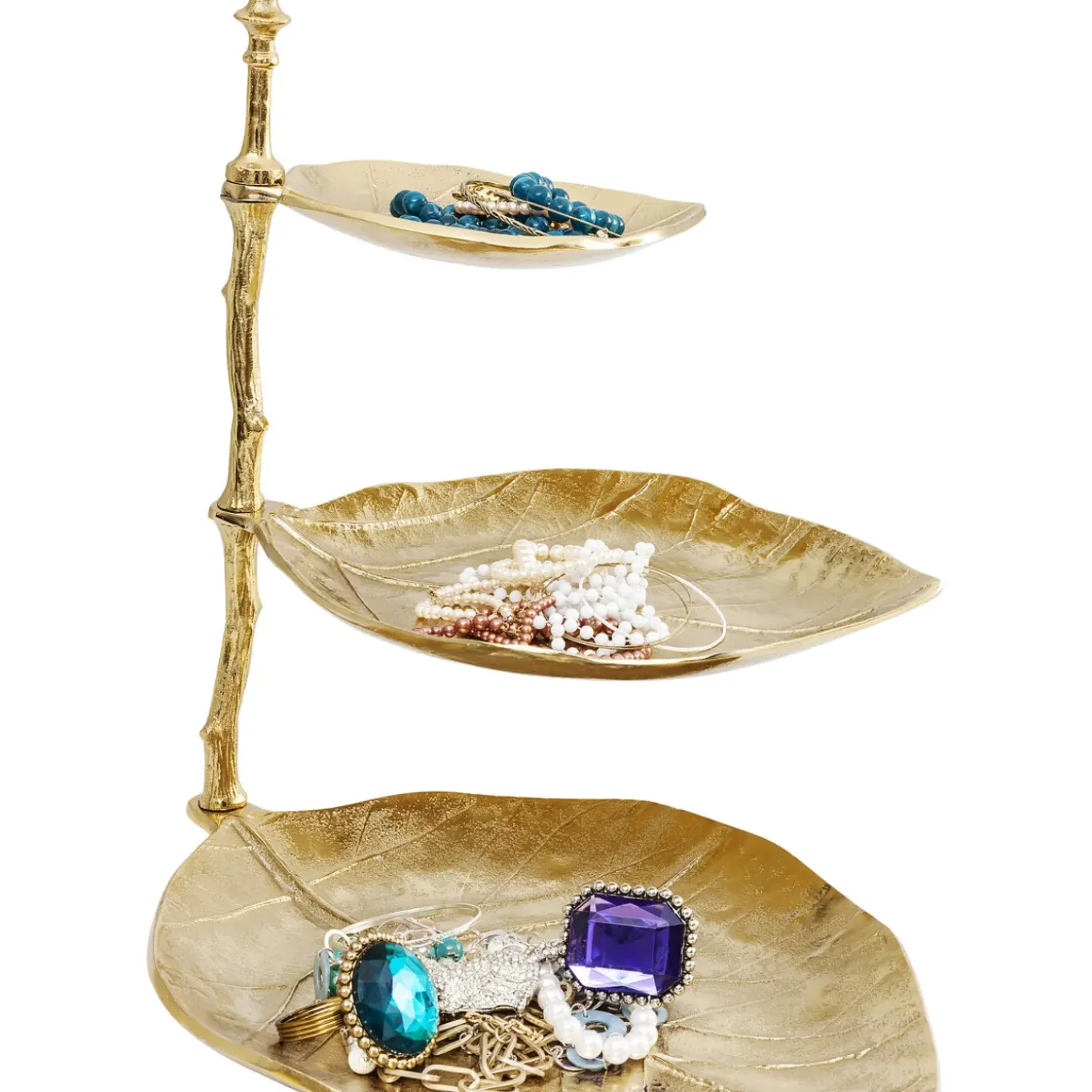 Etagere Décorative Leaf Or 45Cm