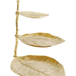 Etagere Décorative Leaf Or 45Cm