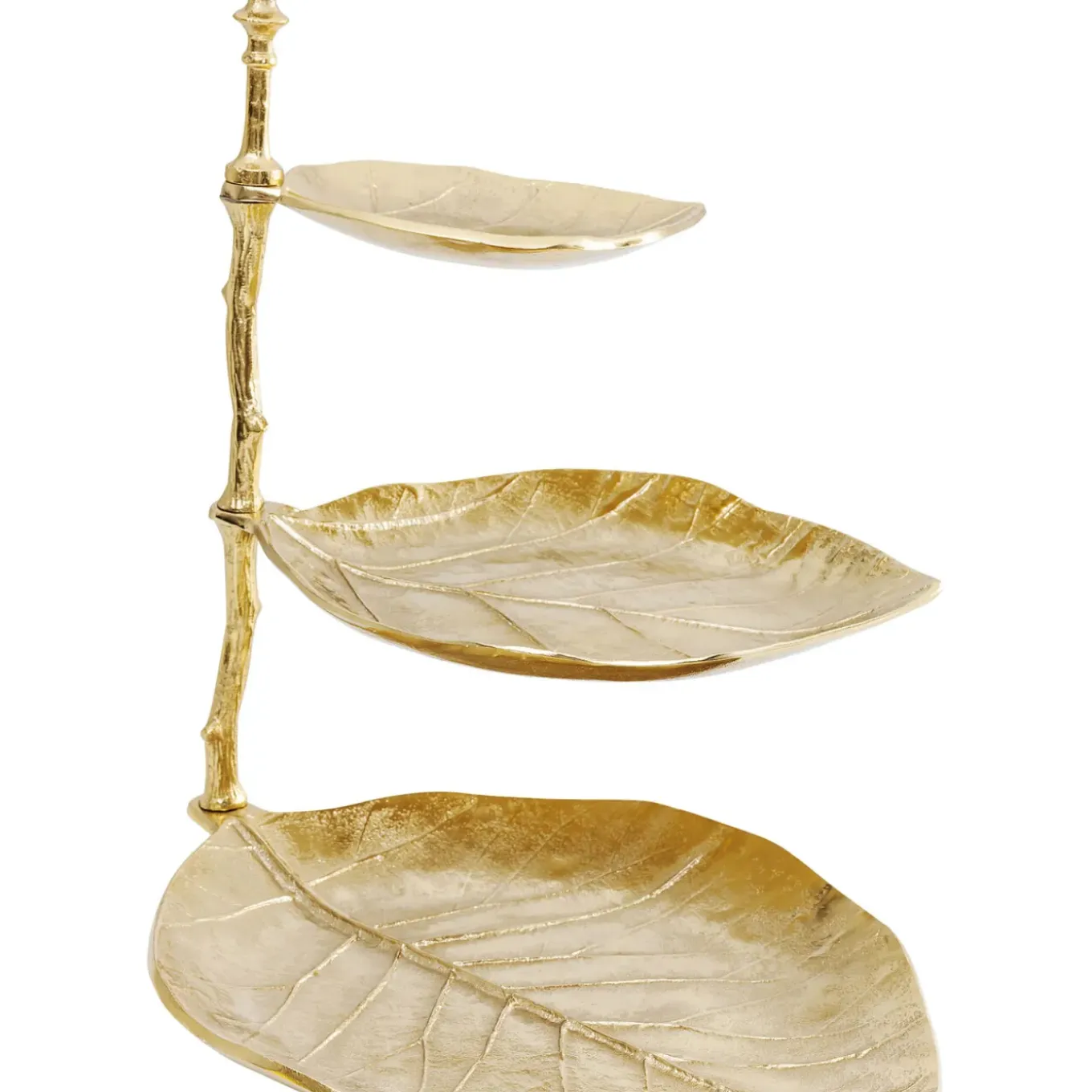 Etagere Décorative Leaf Or 45Cm