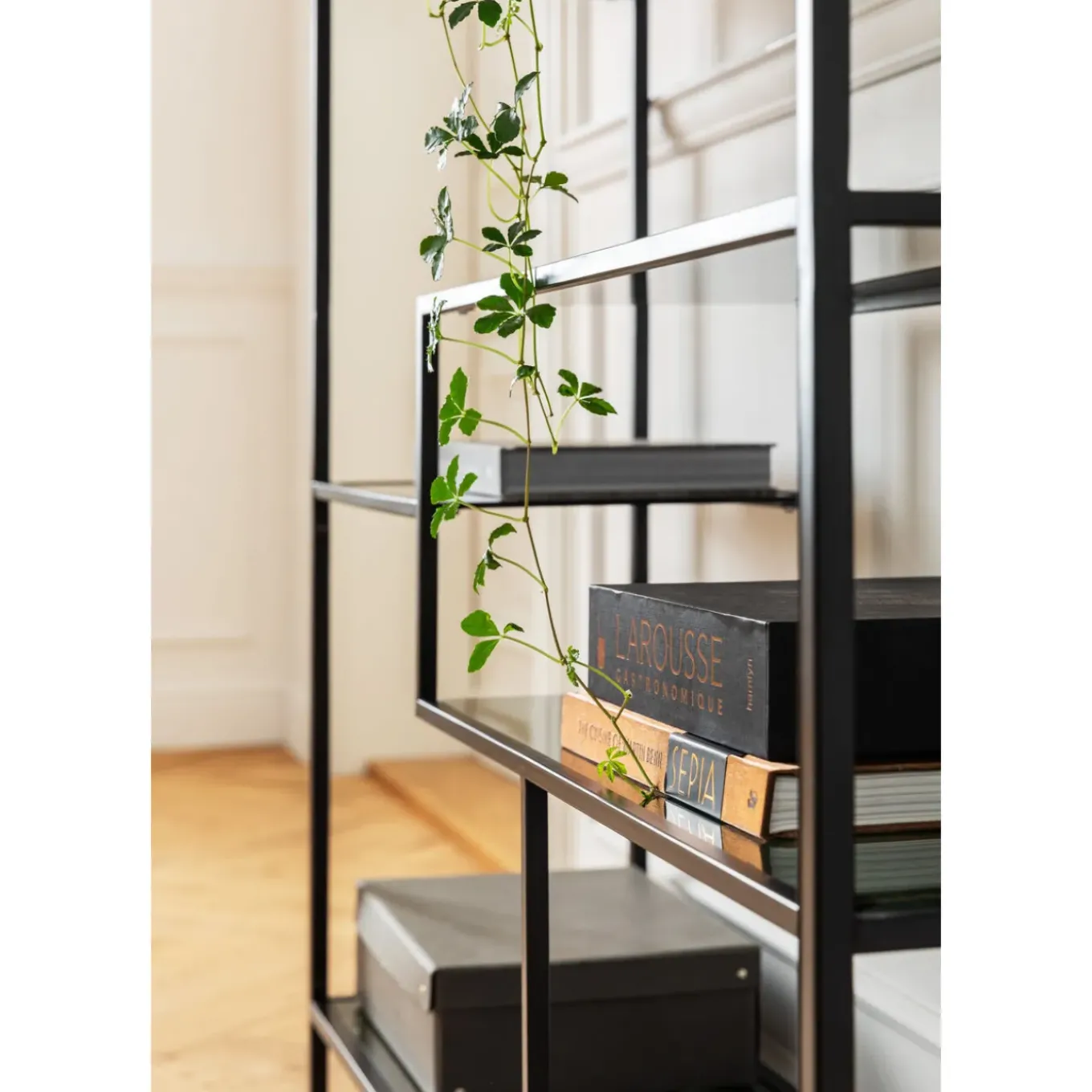 Etagere Loft Noir 115X195Cm