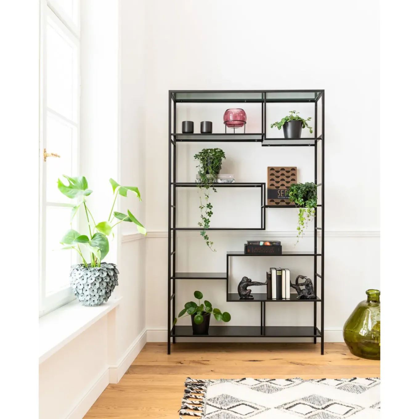 Etagere Loft Noir 115X195Cm
