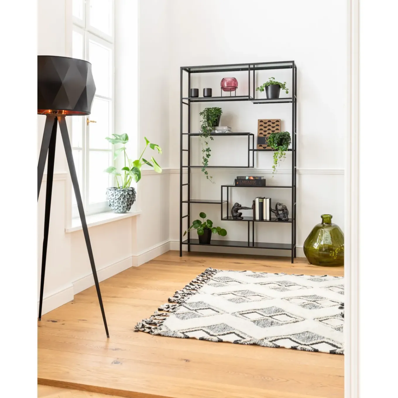 Etagere Loft Noir 115X195Cm
