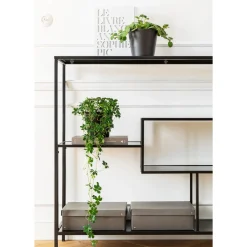 Etagere Loft Noir 115X100Cm