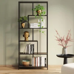 Etagere Loftie Noir 77X185Cm