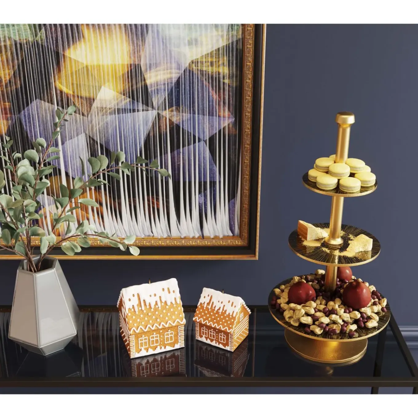 Etagere Lovely Laiton 56Cm