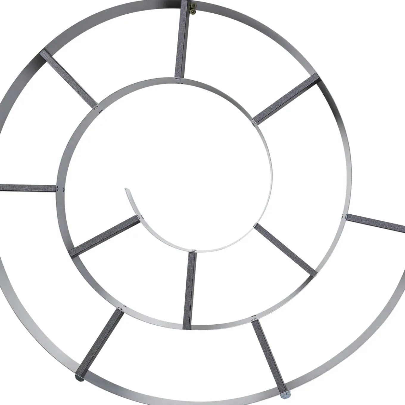 Etagere Murale Snail Argente-Gris