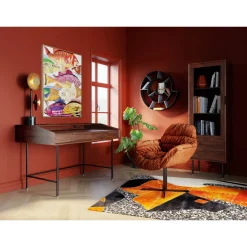 Etagere Murale Snail Argente-Gris