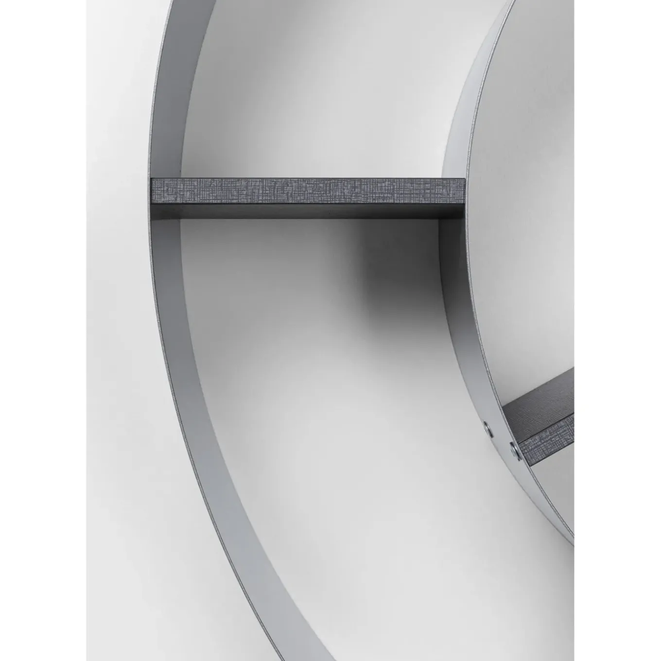 Etagere Murale Snail Argente-Gris