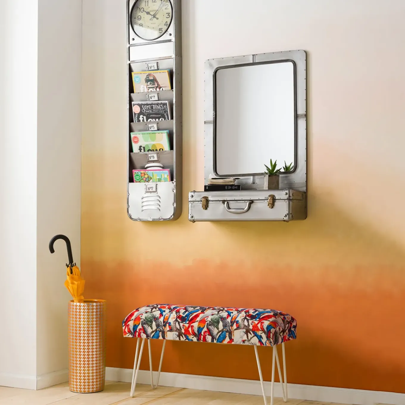 Etagere Murale Thinktank Kontor 30X124Cm