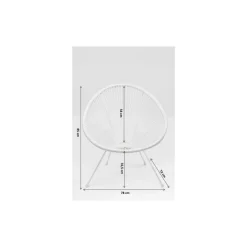 Fauteuil Acapulco Blanc