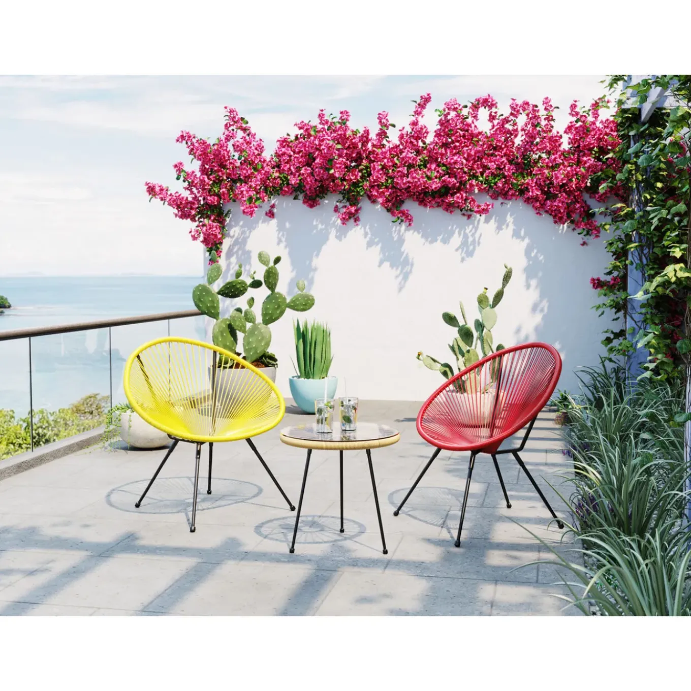 Fauteuil Acapulco Cherry