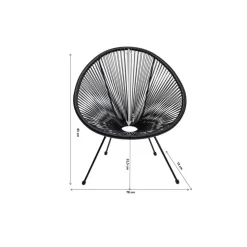 Fauteuil Acapulco Cherry