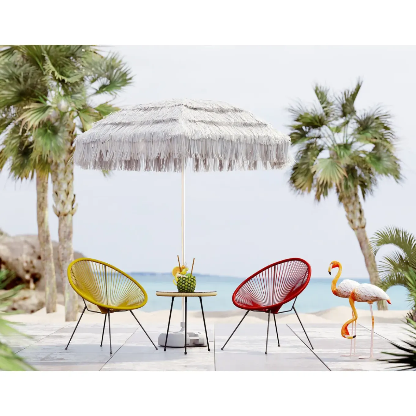Fauteuil Acapulco Cherry