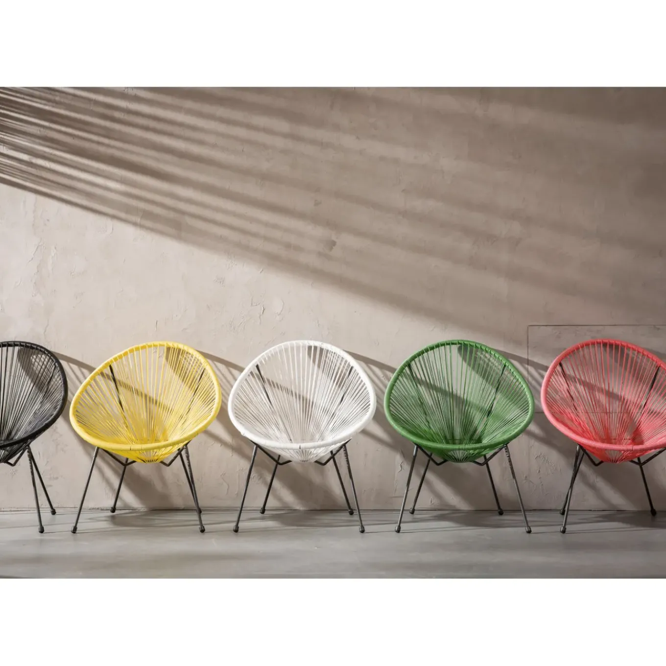 Fauteuil Acapulco Noir