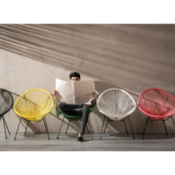 Fauteuil Acapulco Noir