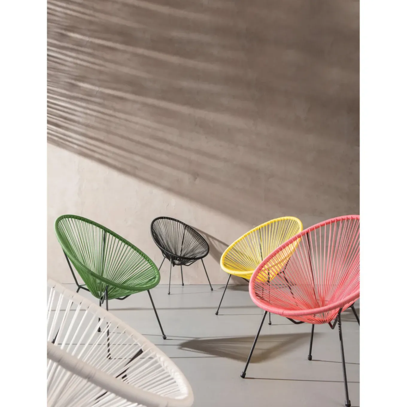 Fauteuil Acapulco Noir