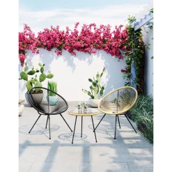 Fauteuil Acapulco Noir