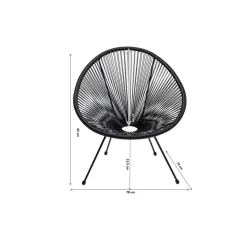 Fauteuil Acapulco Turquoise