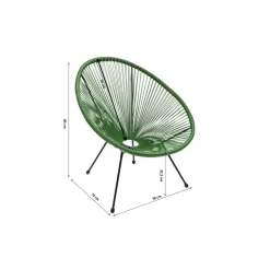 Fauteuil Acapulco Vert