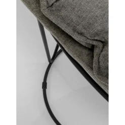 Fauteuil Avec Repose-Pied Snuggle Gris (2/Parts)