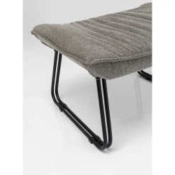 Fauteuil Avec Repose-Pied Snuggle Gris (2/Parts)