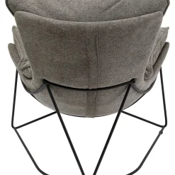 Fauteuil Avec Repose-Pied Snuggle Gris (2/Parts)