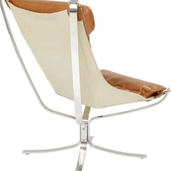 Fauteuil Avec Tabouret Washington Marron