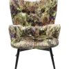 Fauteuil Black Vicky Jungle Vert