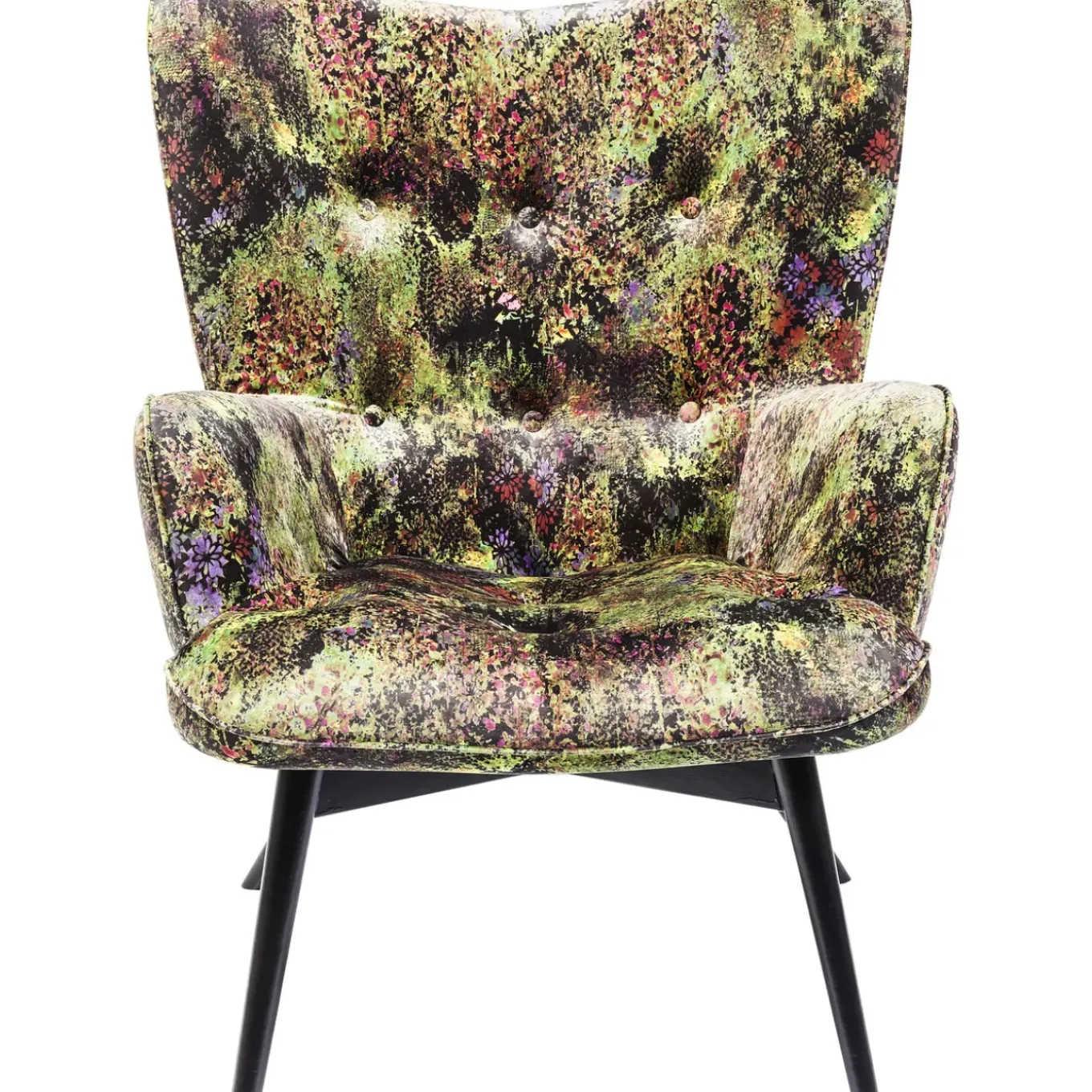 Fauteuil Black Vicky Jungle Vert